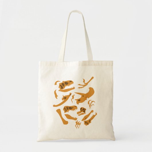 Dinosaur-Botten Tote Bag (Voorkant)