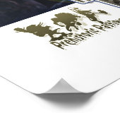 Dinosaur Boxing Match Poster (Hoek)