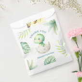 Dinosaur Boy 1st Birthday Schattige Dino Oerwoud Bedankzakje (Gezegeld)