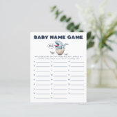 Dinosaur Boy Baby Name Shower Game (Staand voorkant)