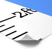 Dinosaur Boy Dino Growth Chart Persoonlijk Poster (Hoek)