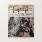 Dinosaur Boys Birthday Cadeau Gift Tyrannosaurus Legpuzzel (Verticaal)