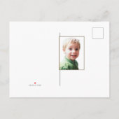 Dinosaur Boys Birthday Foto Uitnodiging Briefkaart (Achterkant)