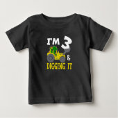 Dinosaur Boys Graven zijn drie T-Shirt (Voorkant)