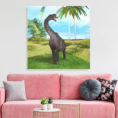 Dinosaur Brachiosaurus Canvas Afdruk (Insitu (Woonkamer))