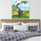 Dinosaur Brachiosaurus Canvas Afdruk (Insitu (Slaapkamer))
