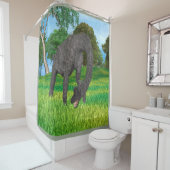 Dinosaur Brachiosaurus Douchegordijn (In situ)