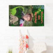 Dinosaur brachiosaurus oerwoud foliejongens foto spandoek (Insitu)