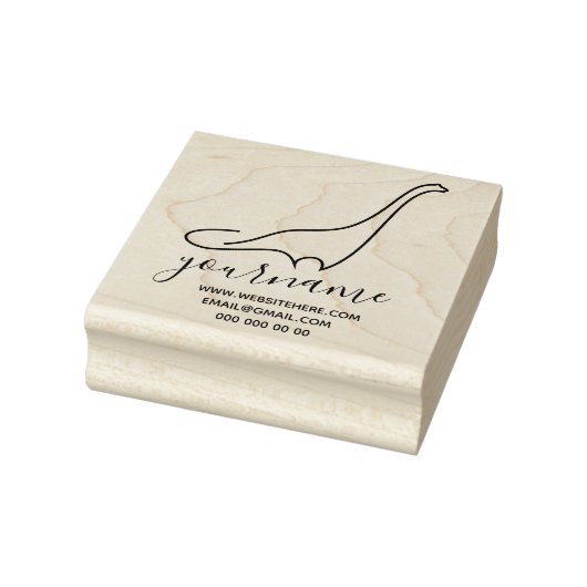 Dinosaur brachiosaurus rubberstempel (Stempel)