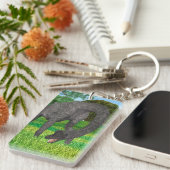 Dinosaur Brachiosaurus Sleutelhanger (Voorkant Rechts)