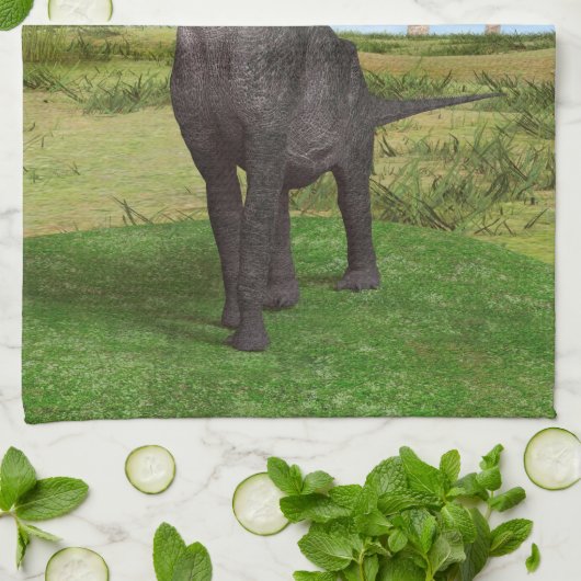 Dinosaur Brachiosaurus Theedoek (Gevouwen)