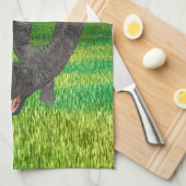 Dinosaur Brachiosaurus Theedoek (Quarter Fold)