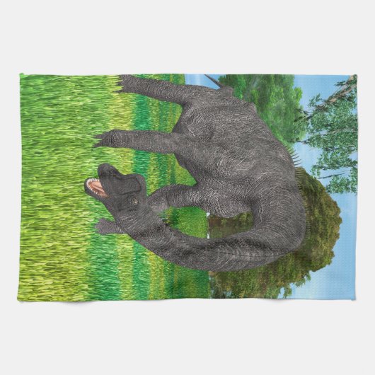 Dinosaur Brachiosaurus Theedoek (Horizontaal)