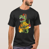 Dinosaur brandweerman t-shirt (Voorkant)