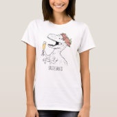 Dinosaur Bridal Party T-shirt (Voorkant)