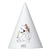 Dinosaur Bride Party Pet Feesthoedjes (Voorkant)