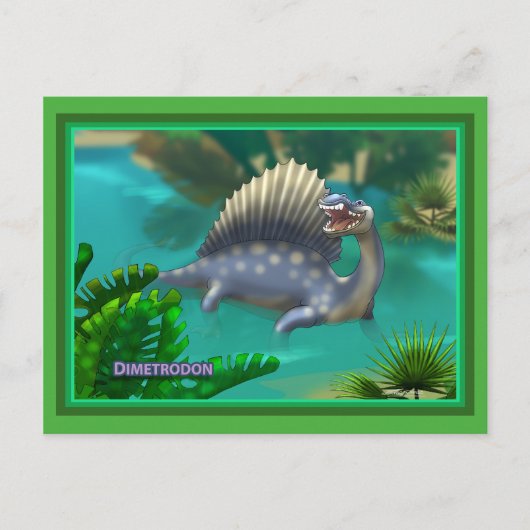 Dinosaur Briefkaart (Voorkant)