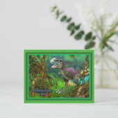 Dinosaur Briefkaart (Staand voorkant)