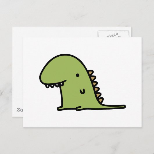 Dinosaur Briefkaart (Voorkant / Achterkant)