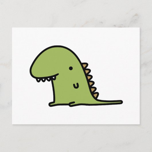 Dinosaur Briefkaart (Voorkant)