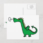 Dinosaur Briefkaart (Voorkant / Achterkant)