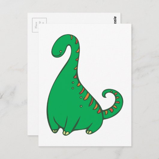 Dinosaur Briefkaart (Voorkant / Achterkant)