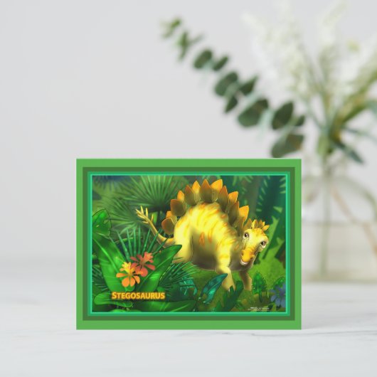DInosaur Briefkaart (Staand voorkant)