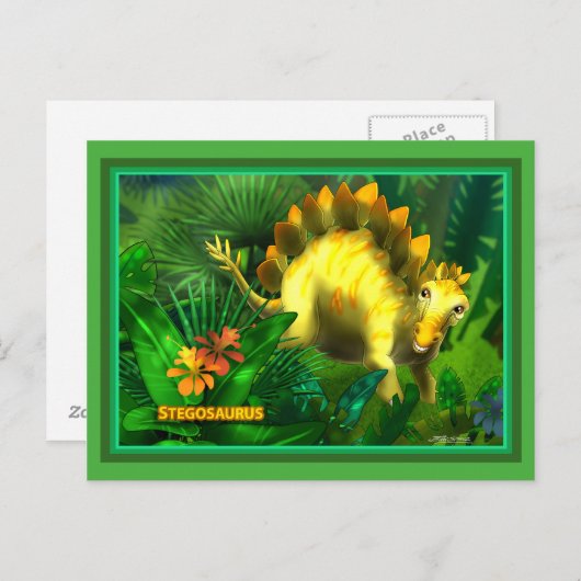 DInosaur Briefkaart (Voorkant / Achterkant)