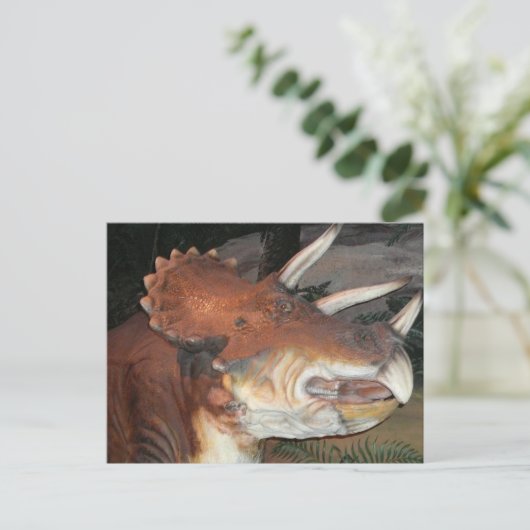 Dinosaur briefkaart (Staand voorkant)