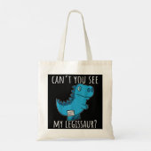 Dinosaur Broken Leg snel goed voor jongens been Tote Bag (Achterkant)