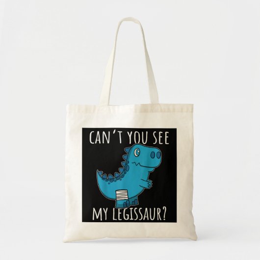 Dinosaur Broken Leg snel goed voor jongens been Tote Bag (Voorkant)