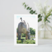 Dinosaur Brontosaurus Briefkaart (Staand voorkant)