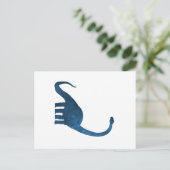 Dinosaur - Brontosaurus - Kunst Briefkaart (Staand voorkant)