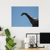 Dinosaur Brontosaurus Poster (Thuiskantoor)