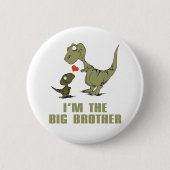 Dinosaur Brothers Ronde Button 5,7 Cm (Voorkant)
