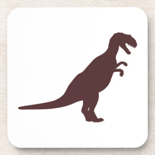 Dinosaur Brown Bier Onderzetter