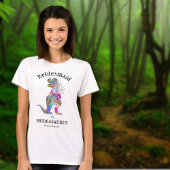 Dinosaur Bruiloft Grappige Bachelorette Bruidsmeis T-shirt