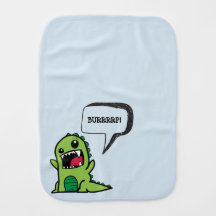 Dinosaur Burp Cloth