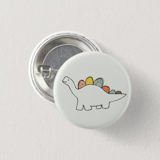 Dinosaur Button (Voorkant /achterkant)