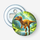 Dinosaur Button Flesopener (Voorkant)