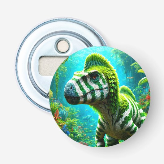 Dinosaur Button Flesopener (Voorkant)