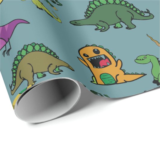 Dinosaur Cadeaupapier (Rol Hoek)