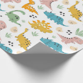 Dinosaur Cadeaupapier (Hoek)