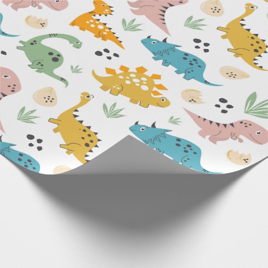 Dinosaur Cadeaupapier (Hoek)