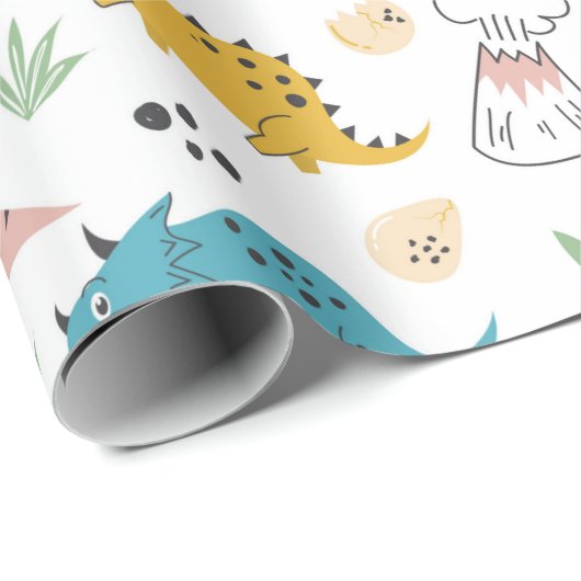 Dinosaur Cadeaupapier (Rol Hoek)