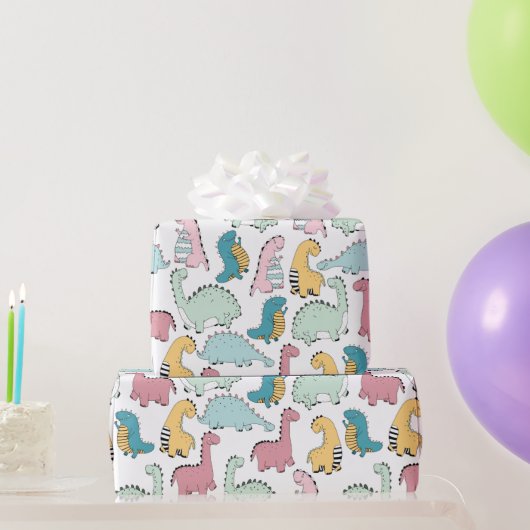 Dinosaur Cadeaupapier (Feestgeschenken)