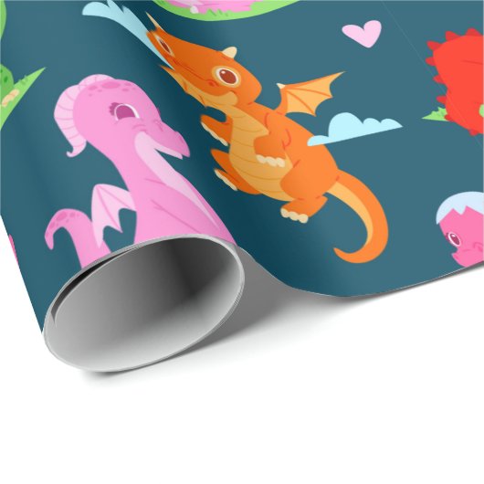 Dinosaur Cadeaupapier (Rol Hoek)