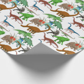Dinosaur Cadeaupapier (Hoek)