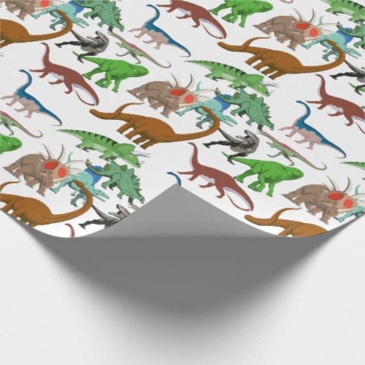Dinosaur Cadeaupapier (Hoek)