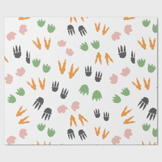 Dinosaur Cadeaupapier (Vlak)